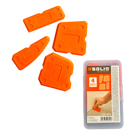 Distantiere și pene de montaj gresie/faianta - Set spatule pentru silicon cu taietor