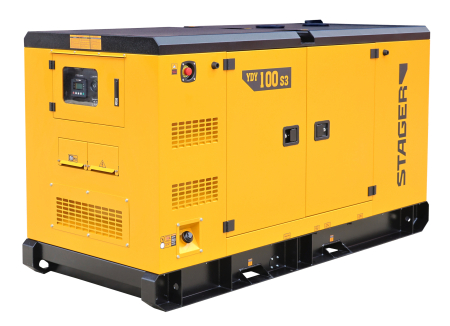Generatoare electrice - Stager YDY100S3 Generator insonorizat 100kVA, 130A, 1500rpm, trifazat, diesel