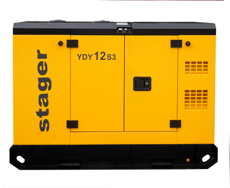 Stager YDY12S3 Generator insonorizat 12kVA, 16A, 1500rpm, trifazat, diesel [3]