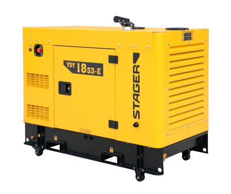 Stager YDY18S3-E Generator insonorizat 18kVA, 23A, 1500rpm, trifazat, diesel [4]