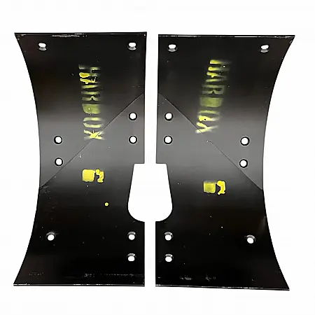 Produse - Tabla de uzura otel HARDOX 6mm gaura mijloc Set de 2 buc