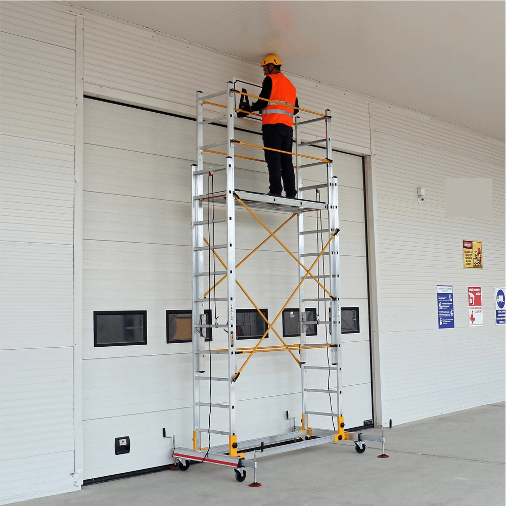 TeleSafe 008XL Schela mobila profesionala din aluminiu [1]