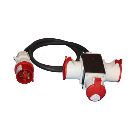 Produse - Triplu stecher trifazic 3x32A