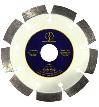 Discuri diamantate - TU-DEE Diamond Tudee Disc diamantat debitare beton, standard, 125x22.2x12x2.2mm