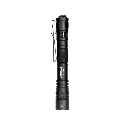 Dispozitive de iluminat - Lanterna tactica Acebeam TAC 2AA Black, 1600 lumeni, 181 m