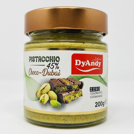 Creme Patiserie - Crema Pistacchio Choco-Dubai, DyAndy Nuts, 200g