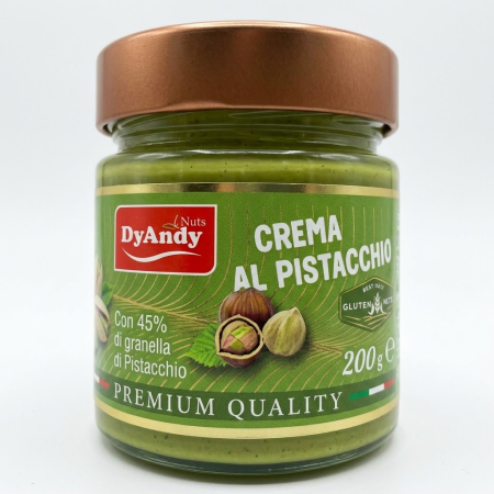 Produse - Crema tartinabila cu fistic 45%, DyAndy Nuts, 200 g