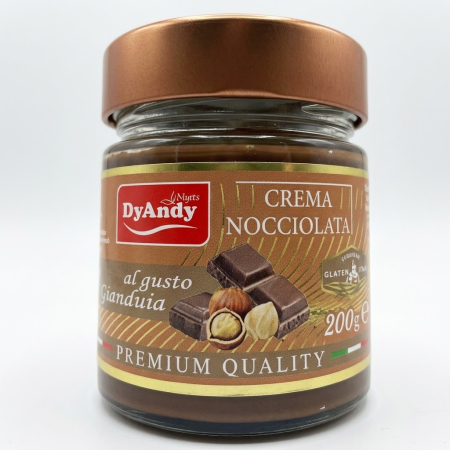 Produse - Crema tartinabila Nocciolata gust Gianduia, DyAndy Nuts, 200 g