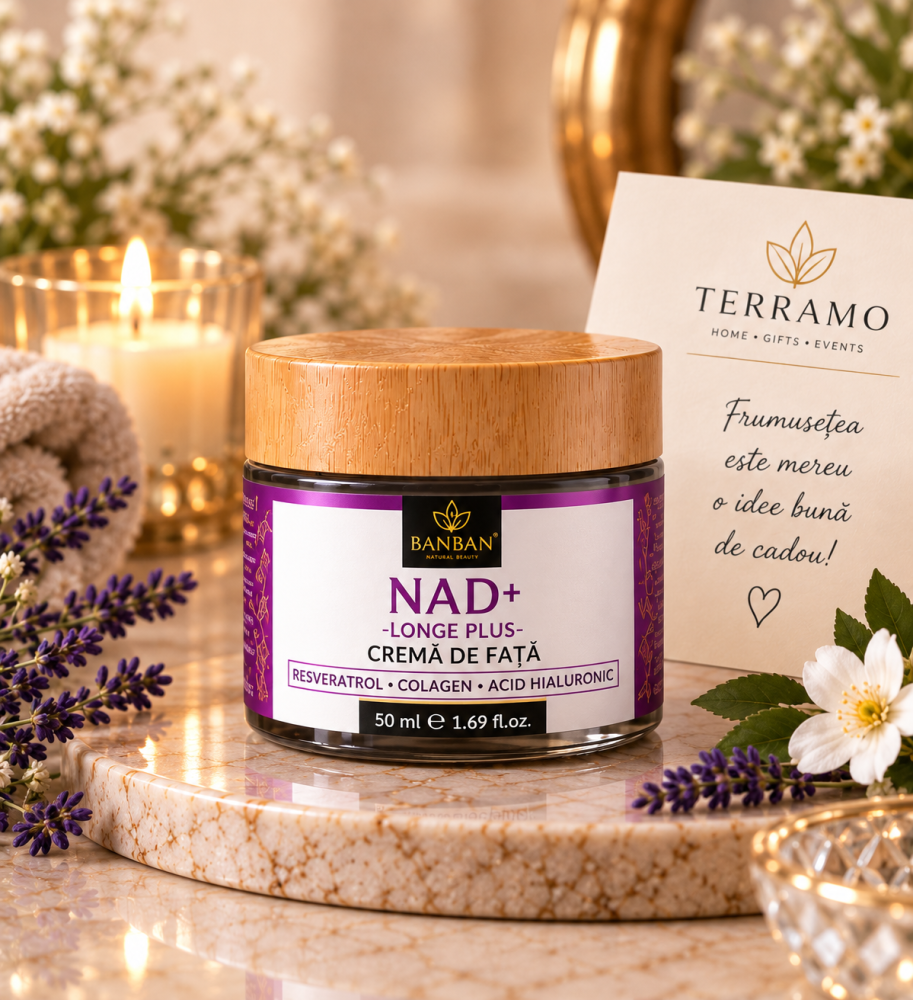 Set Cadou TERRAMO NAD+ Luxury – Cremă și Ser Facial cu NAD+ și Resveratrol [2]