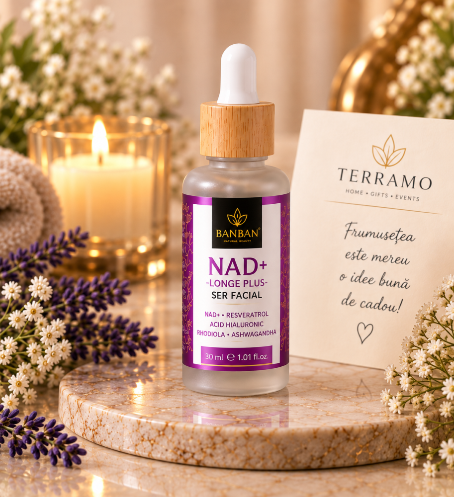 Set Cadou TERRAMO NAD+ Luxury – Cremă și Ser Facial cu NAD+ și Resveratrol [3]