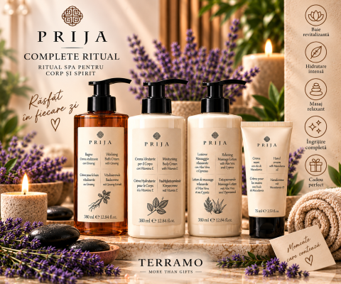 Pentru ea - Set cadou Prija Complete Ritual – Ritual SPA complet – Terramo