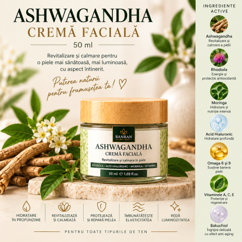 Set Cadou TERRAMO Ashwagandha Zen – Cremă și Ser Facial [2]