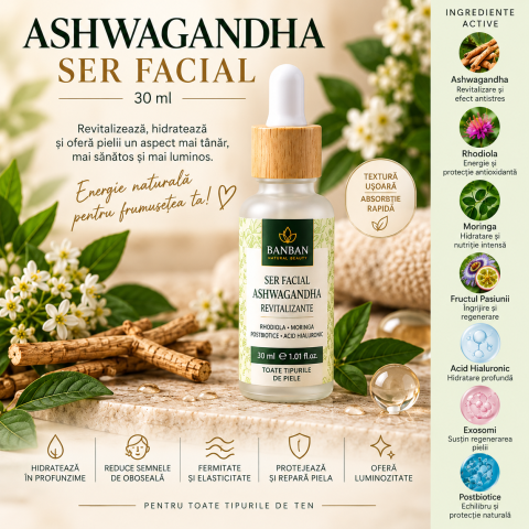 Set Cadou TERRAMO Ashwagandha Zen – Cremă și Ser Facial [3]