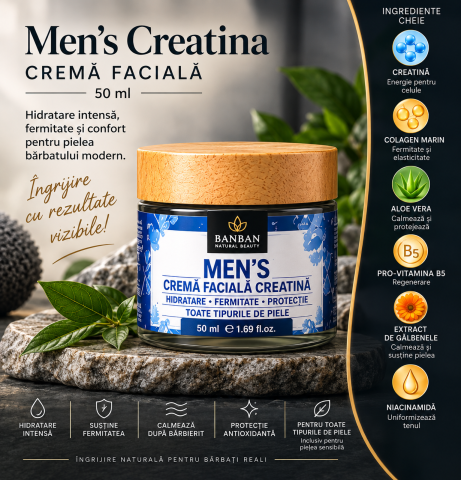 Set Cadou TERRAMO Men's Creatina – Cremă și Ser Facial pentru Bărbați [2]