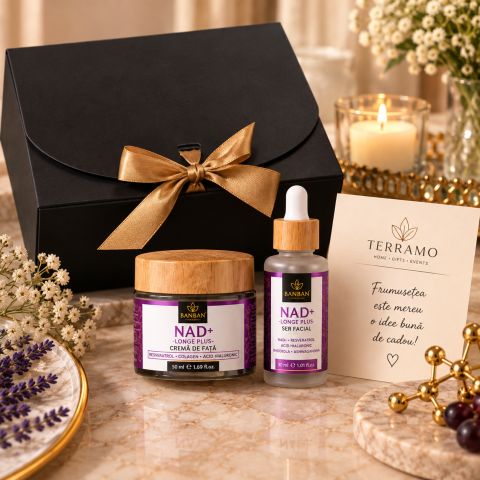 Set Cadou TERRAMO NAD+ Luxury – Cremă și Ser Facial cu NAD+ și Resveratrol [3]