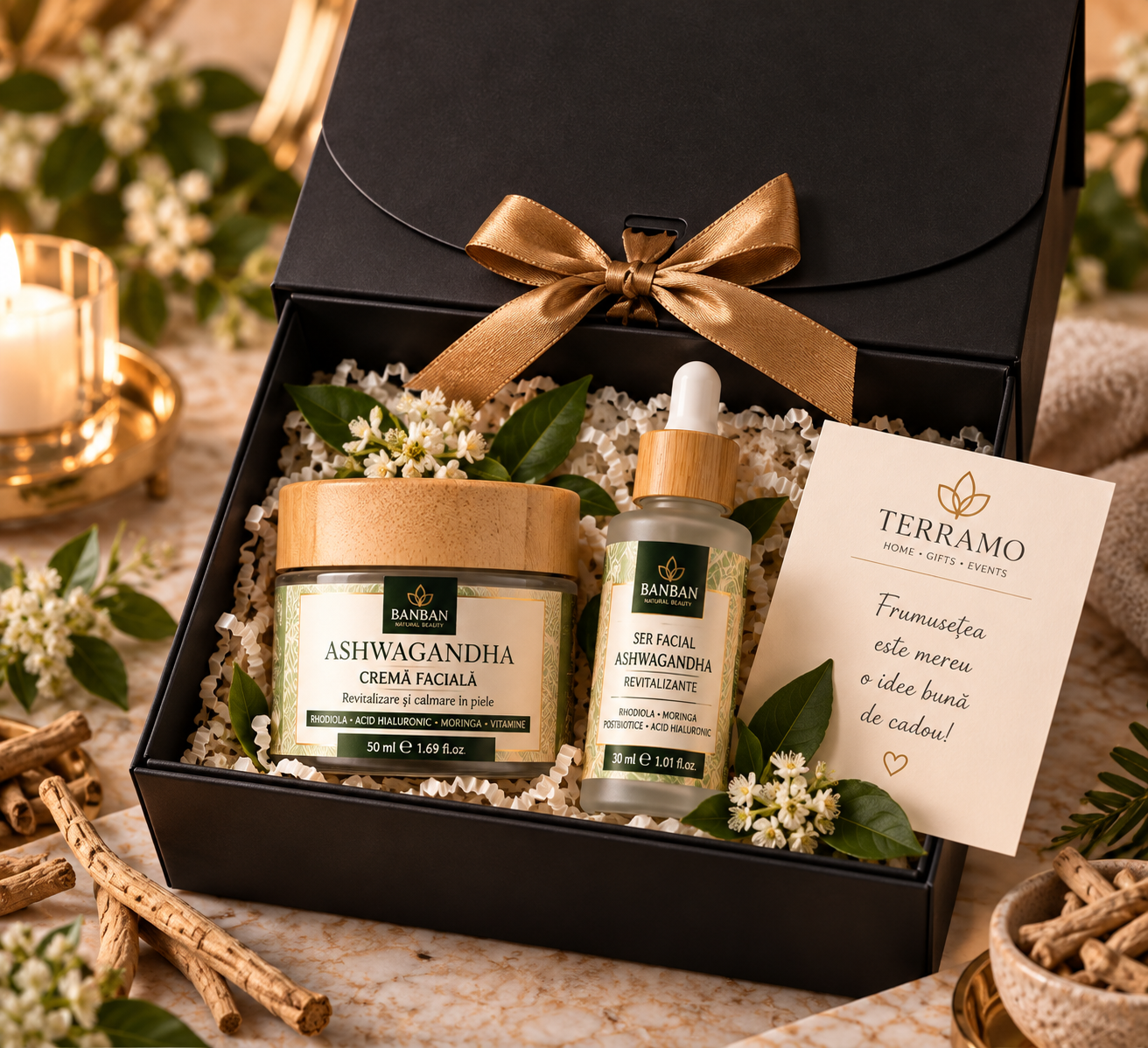 Set Cadou Ashwagandha Zen pentru Ea | TERRAMO