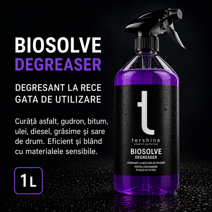 Biosolve 1 L degresant la rece gata de utilizare pentru asfalt, gudron și ulei [2]