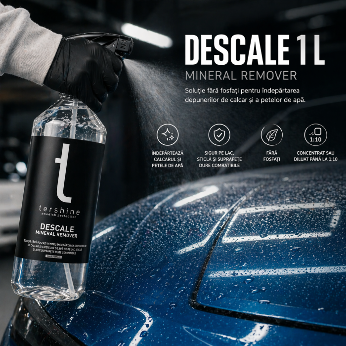 Descale 1 L soluție pentru îndepărtarea calcarului și petelor de apă [3]
