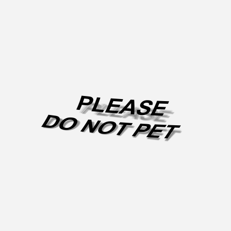  Stickere și Autocolante - Tershine Abțibild Decupat - Please Do Not Pet