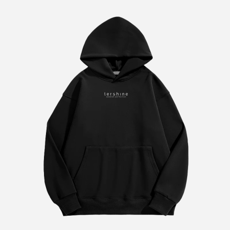 Îmbrăcăminte  - Tershine Defined Hanorac Negru