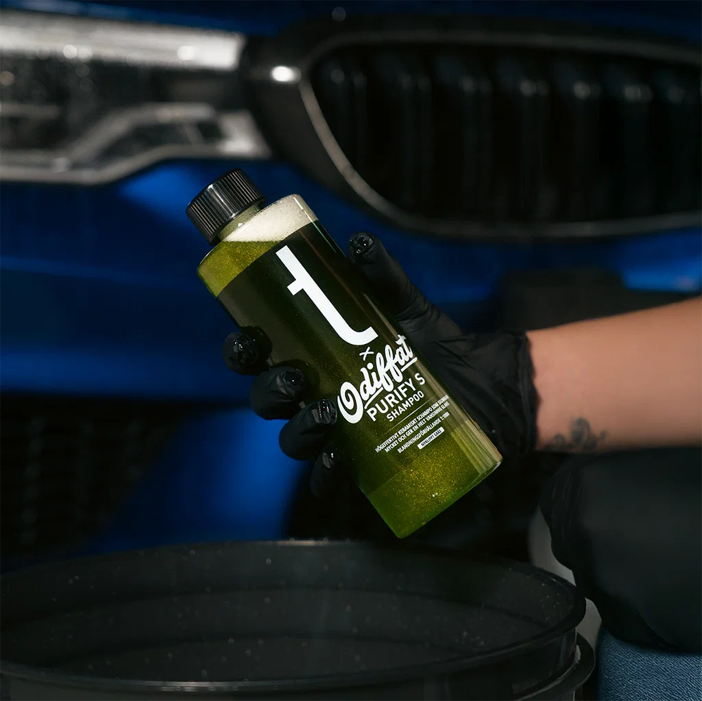 Purify S x Odiffat șampon auto ediție limitată cu parfum de iarbă proaspăt tăiată [1]