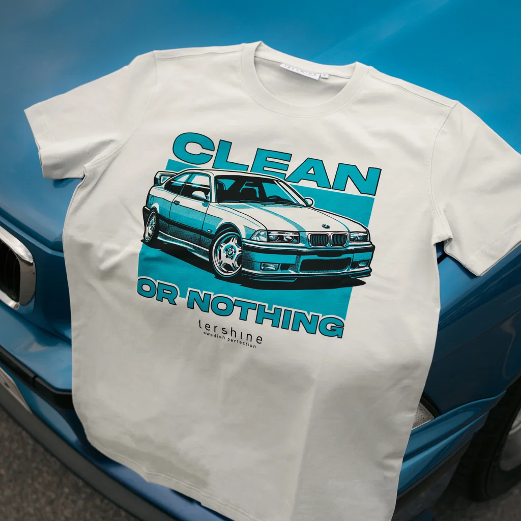 Tricou negru croială clasică cu BMW M3 E36 [2]