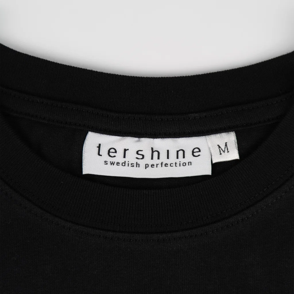 Tershine tricou negru oversize 275 gsm mărime L [2]