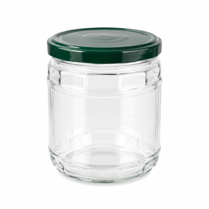 Borcan din sticla 430 ml cu capac metalic Twist-Off [2]