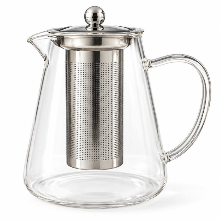 Ceainic din sticla borosilicata cu infuzor si capac inox – 950 ml / 1,3 L [2]