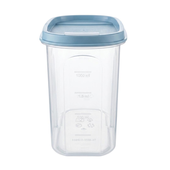 Cutie pentru cereale Hobby Life,  1.2 L - recipient depozitare cu capac flip, transparent [3]