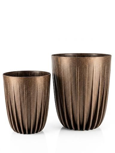 Ghiveci Lamela Mira, Maro - 2 dimensiuni (30 cm / 39cm) [2]