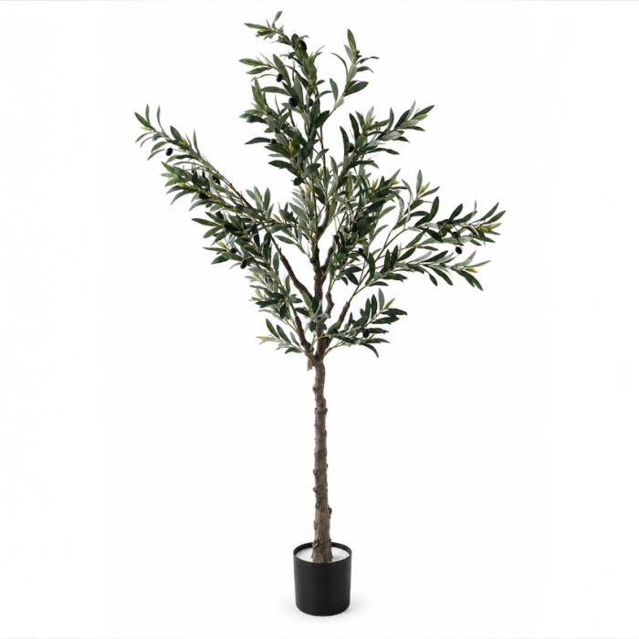 Maslin artificial decorativ cu masline, 180 cm [2]