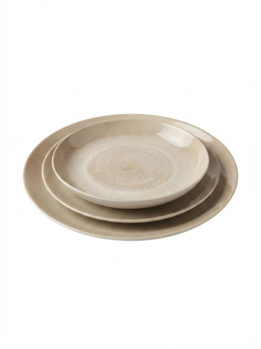 Serviciu de masa Ambition Playa, 18 piese, 6 persoane, ceramica, bej [3]