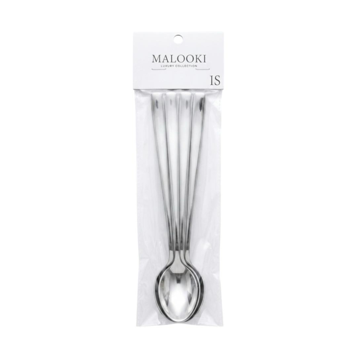 Set 6 lingurite cu coada lunga Inox premium Malooki Luxury Collection [4]