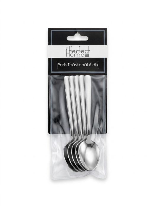 Set 6 lingurite pentru ceai/cafea Perfect Home – model Paris, inox [4]