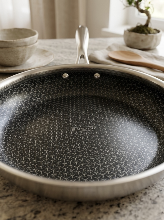 Tigaie universala Ambition Futuro 28 cm, invelis Qualum, inox [3]