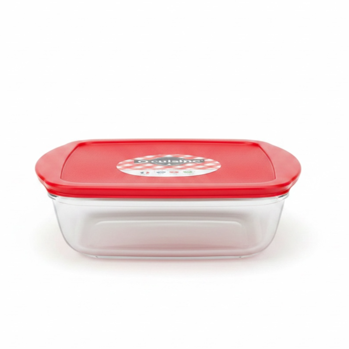 Vas termorezistent din sticla borosilicata cu capac, Ôcuisine, 2.2 Lt [3]