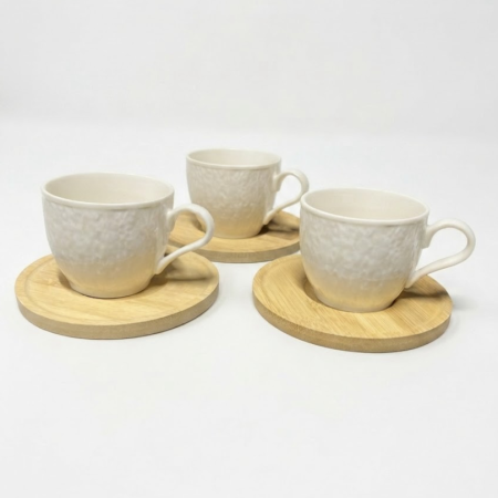 Set 6 cesti cu farfurioare din Bambus Malooki Luxury Collection [1]