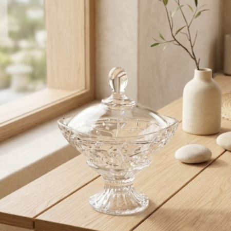 Bomboniera cu picior RCR Crystal Laurus [1]