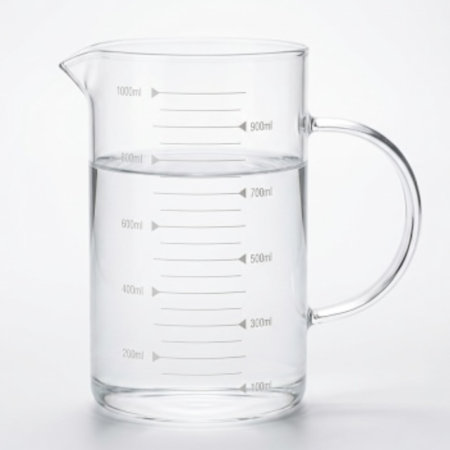 Cana gradata din sticla borosilicata 1 L [1]