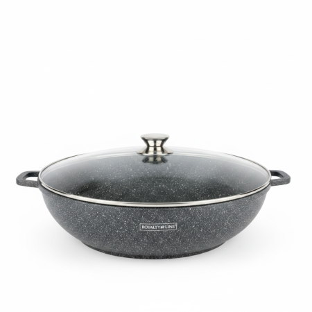 Cratita marmorata cu capac Royalty Line - 40 cm, 11.3 Lt [1]
