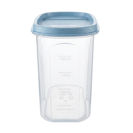 Cutie pentru cereale Hobby Life,  1.2 L - recipient depozitare cu capac flip, transparent [2]