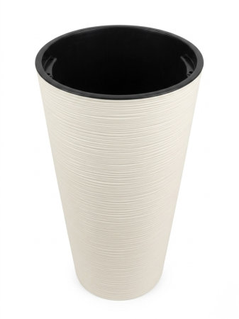 Ghiveci inalt Lamela Lilia Dluto 2 in 1 - ALB, 30 cm, 25 cm [2]