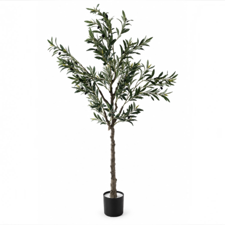 Maslin artificial decorativ cu masline, 180 cm [1]