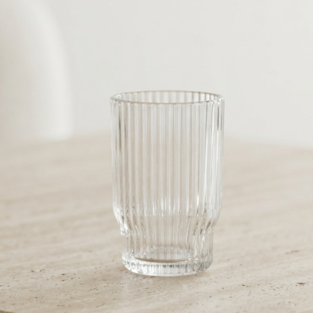 Pahar din sticla striata Ambition Rillet, 346 ml [2]