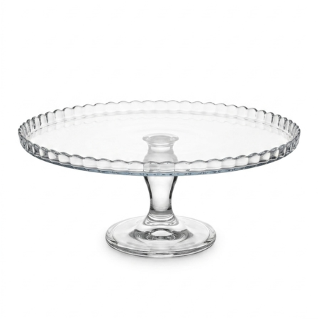 Platou cu picior si capac din sticla Patisserie, Pasabahce, diametru 32 cm, inaltime 26 cm [3]
