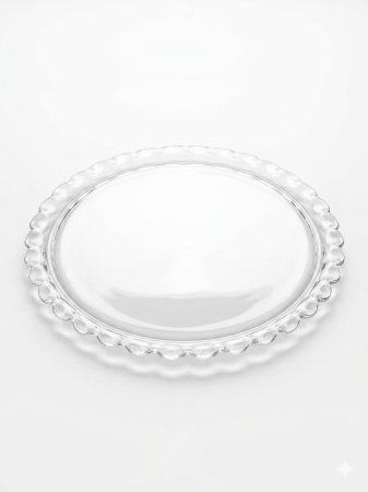 Platou servire rotund sticla temperata maxi Pasabahce Patisserie, 37 cm [1]