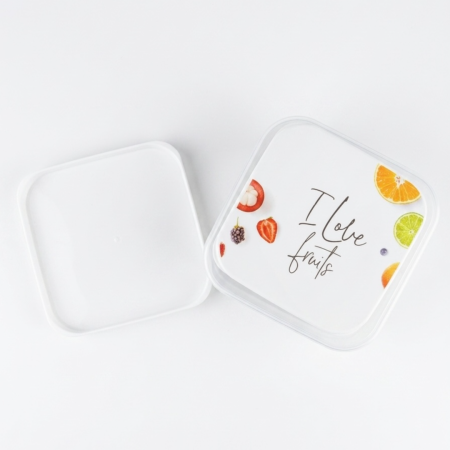 Set 4 caserole alimentare Hobby Life FunBox cu capace colorate [3]