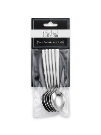 Set 6 lingurite pentru ceai/cafea Perfect Home – model Paris, inox [3]