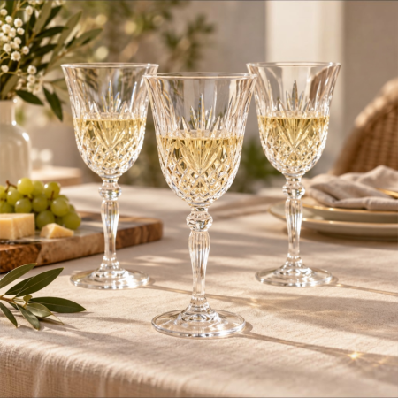 Pahare - Set 6 pahare cristal RCR Melodia, 210 ml, Made in Italy
